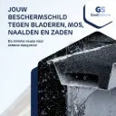 GootSchuim für Bakgoot 125mm. G300, Belgie & Nederlands: PVC & Zinc. 1,2m