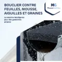 Mousse gouttière: Protection contre les feuilles et les aiguilles, France & Belgique, DEV25. 1,2m