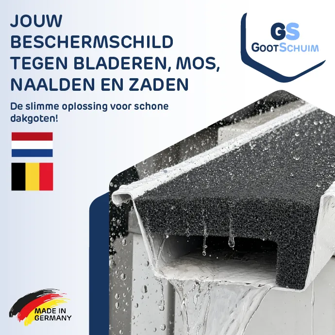 GootSchuim für Bakgoot / G300, Belgie & Nederlands: PVC & Zinc. 1,2m