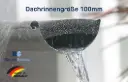 Rinnenschaum: Laub- und Nadelschutz (100mm Breite, 1,2m Länge)