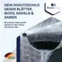 Rinnenschaum: Laub- und Nadelschutz. Deutsche Dachrinne, 3 Größen. 1,2m