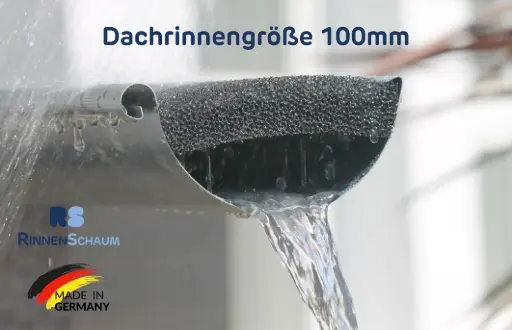 [RS/RG100] Rinnenschaum: Laub- und Nadelschutz (100mm Breite, 1,2m Länge)